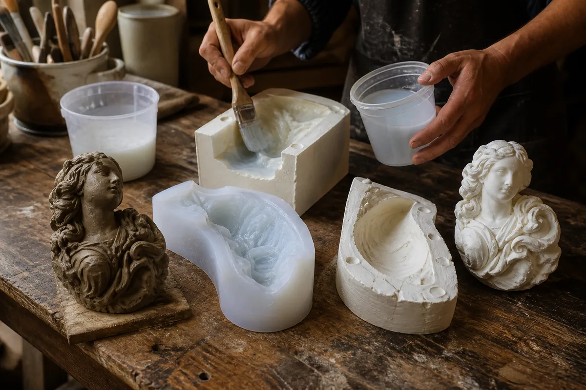 Le moulage au silicone, étape par étape